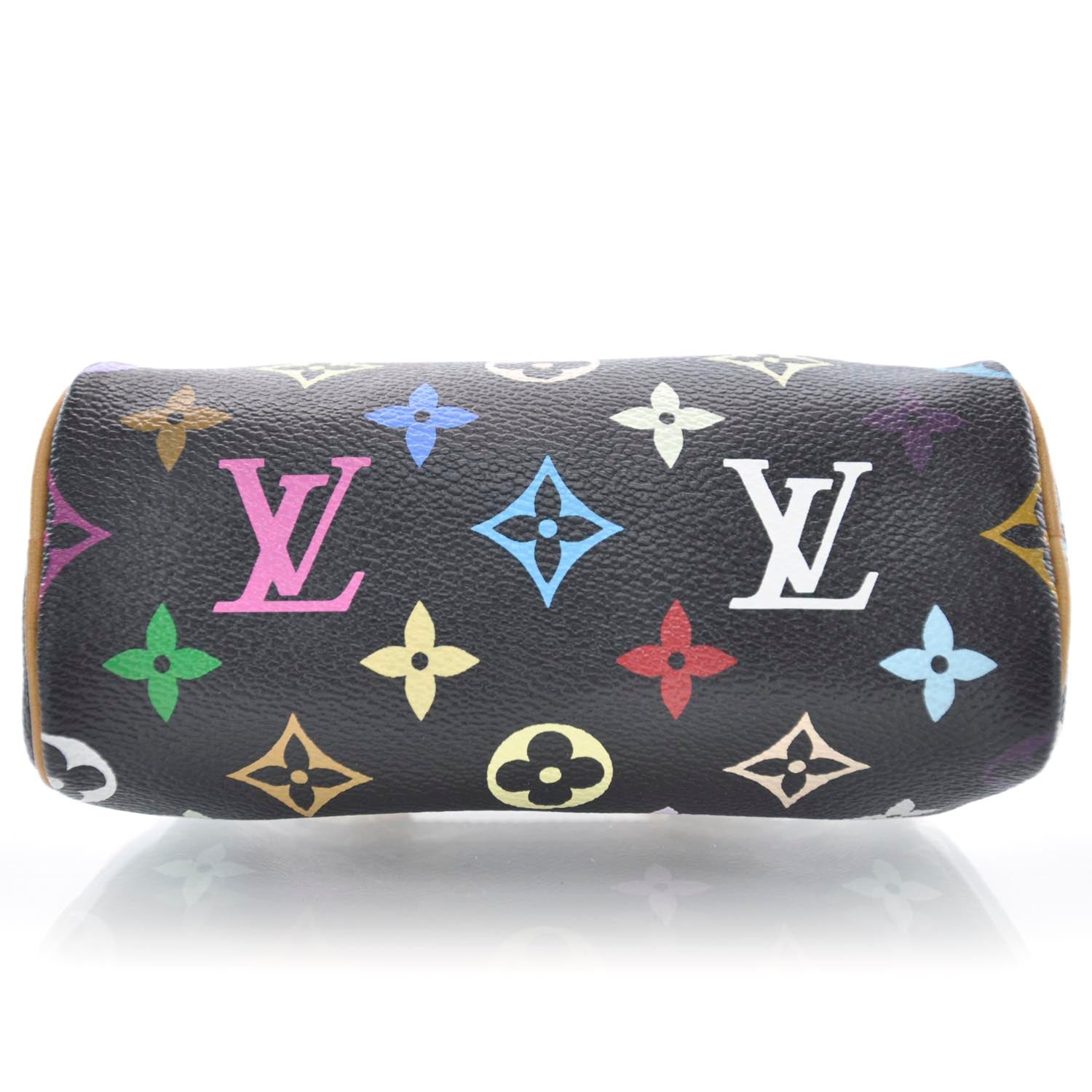 Louis Vuitton Monogram Multicolor Mini Sac HL Speedy Black 6 of 9