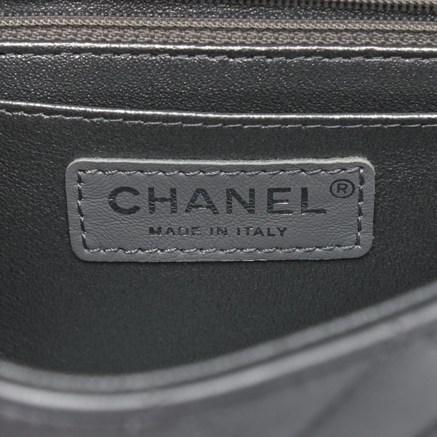 Metallic Lambskin Quilted Mini Rectangular Flap Silver