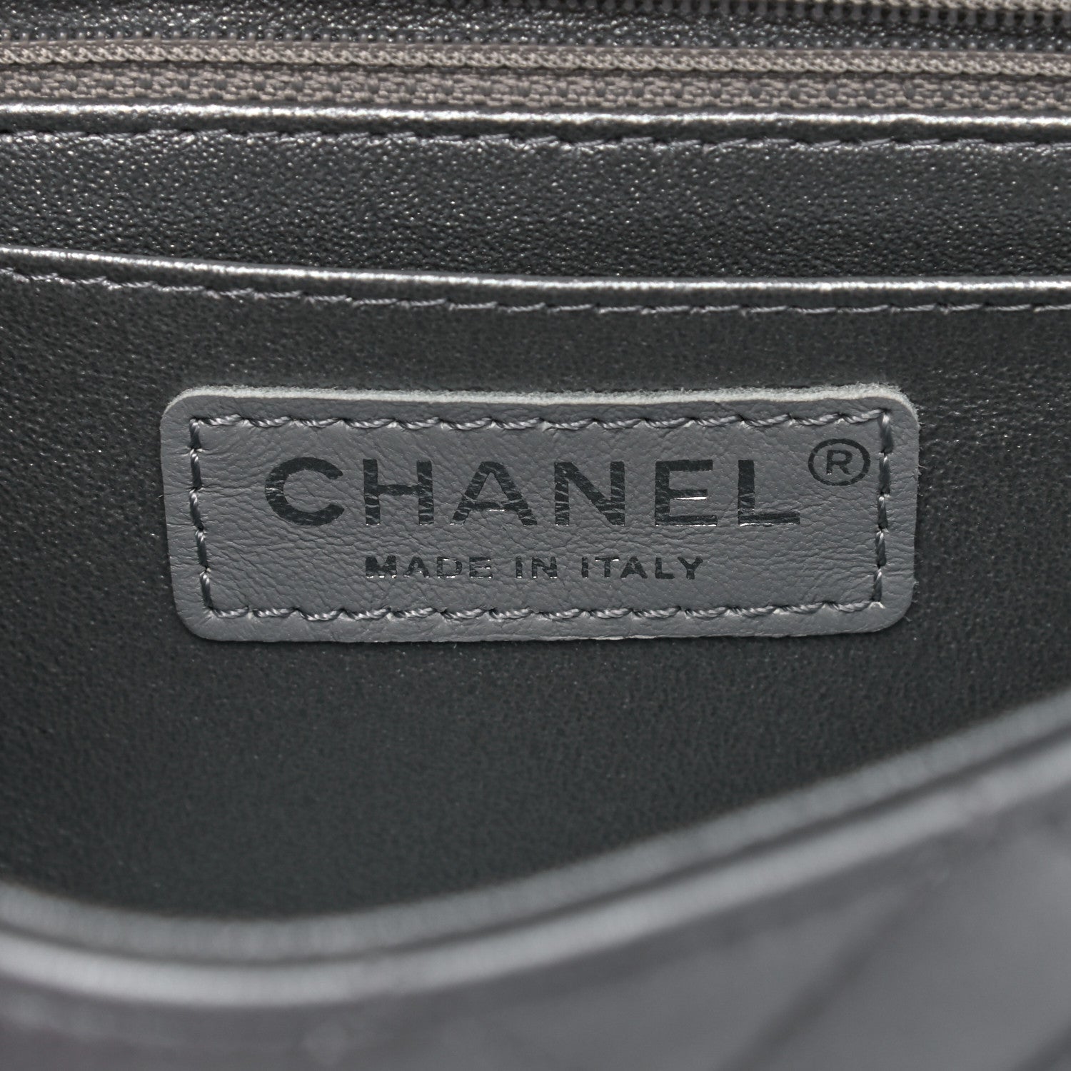 Chanel Metallic Lambskin Quilted Mini Rectangular Flap Silver 8 of 10