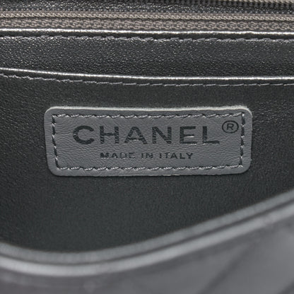 Chanel Metallic Lambskin Quilted Mini Rectangular Flap Silver 8 of 10