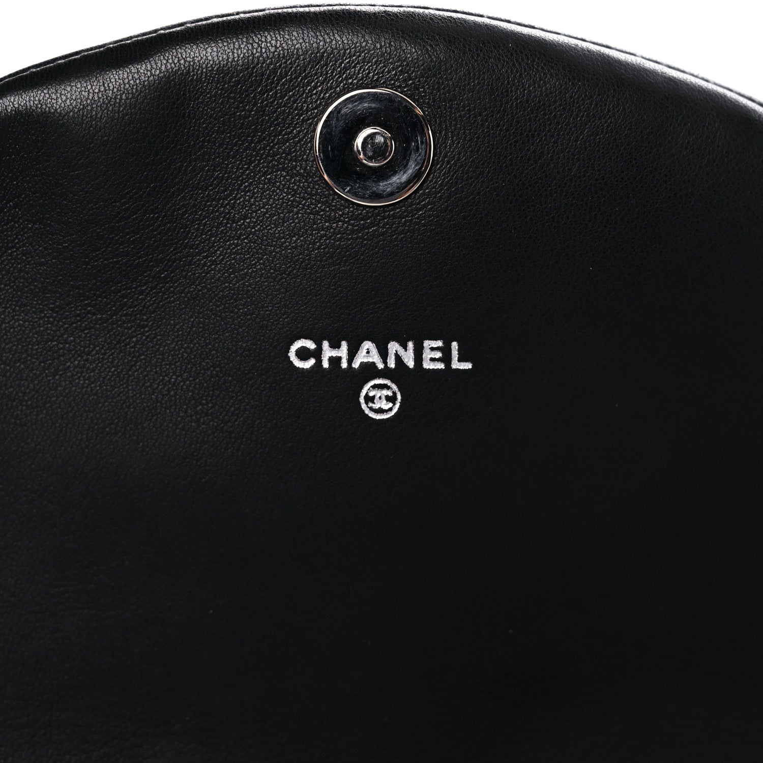 Chanel Caviar Half Moon Wallet On Chain WOC Black 6 of 16