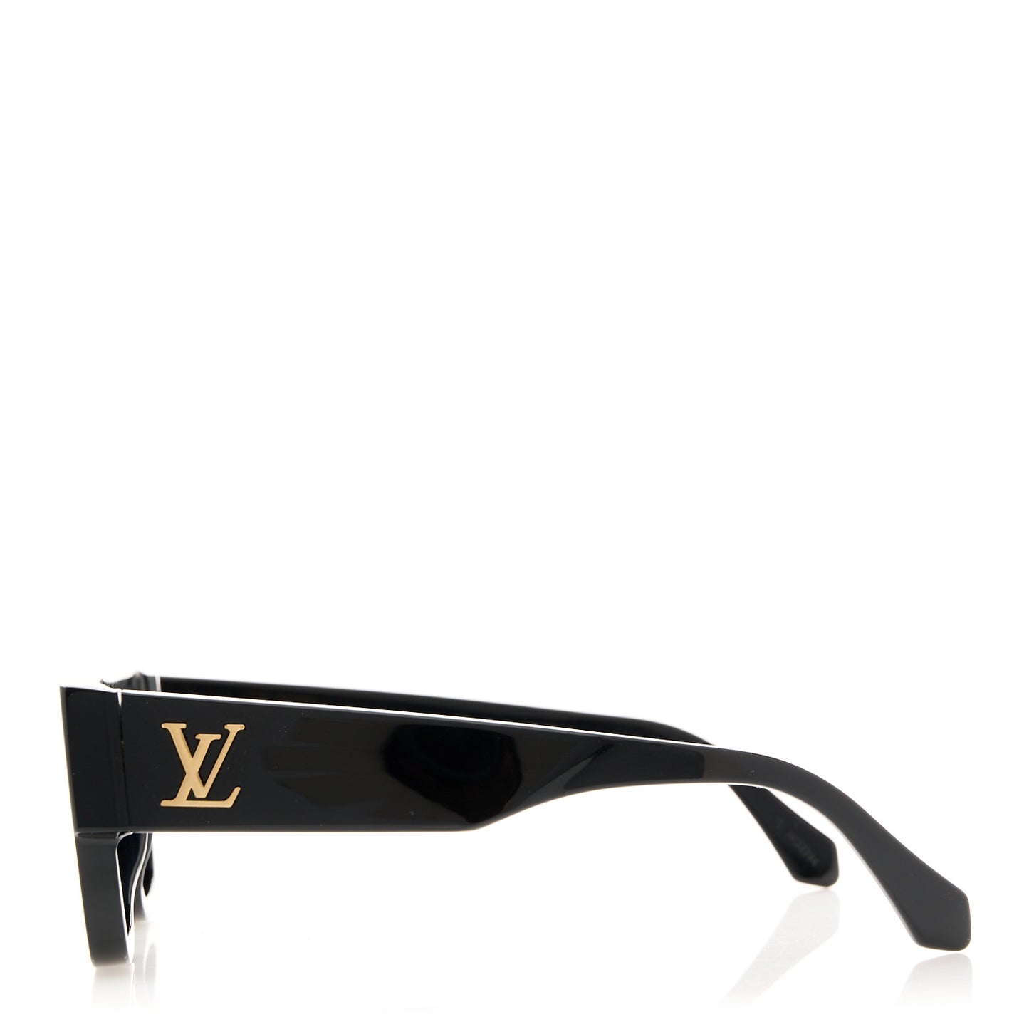 Acetate LV Clash Square Large Sunglasses Z2125W Black