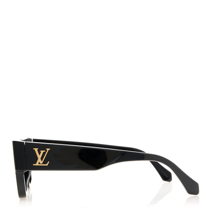 Louis Vuitton Acetate LV Clash Square Large Sunglasses Z2125W Black 2 of 8