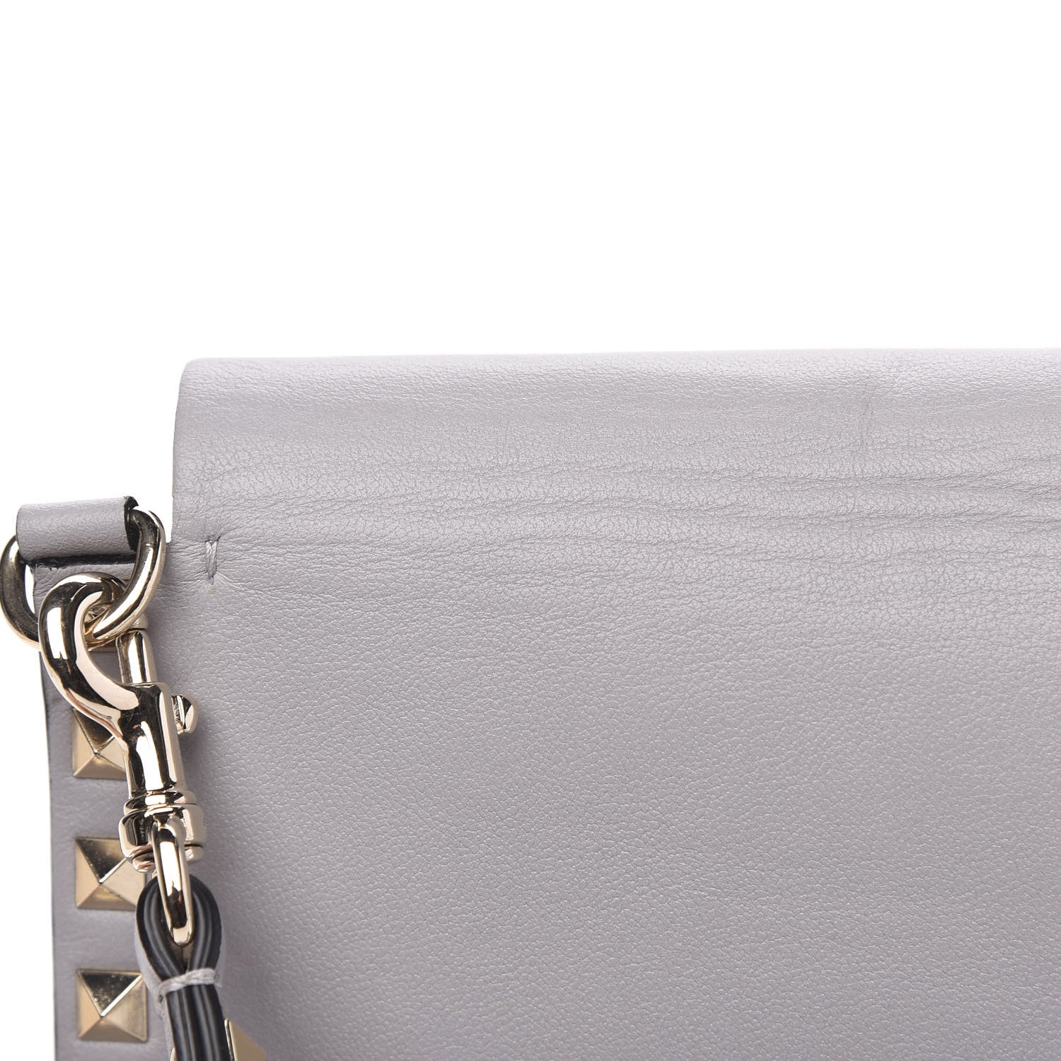 Valentino Garavani Vitello Rockstud Side Slip Crossbody Pastel Grey 13 of 13