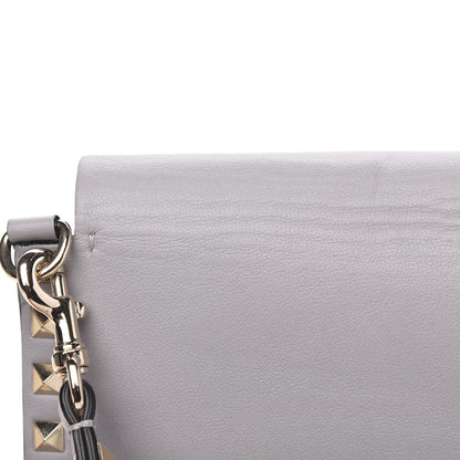 Valentino Garavani Vitello Rockstud Side Slip Crossbody Pastel Grey 13 of 13