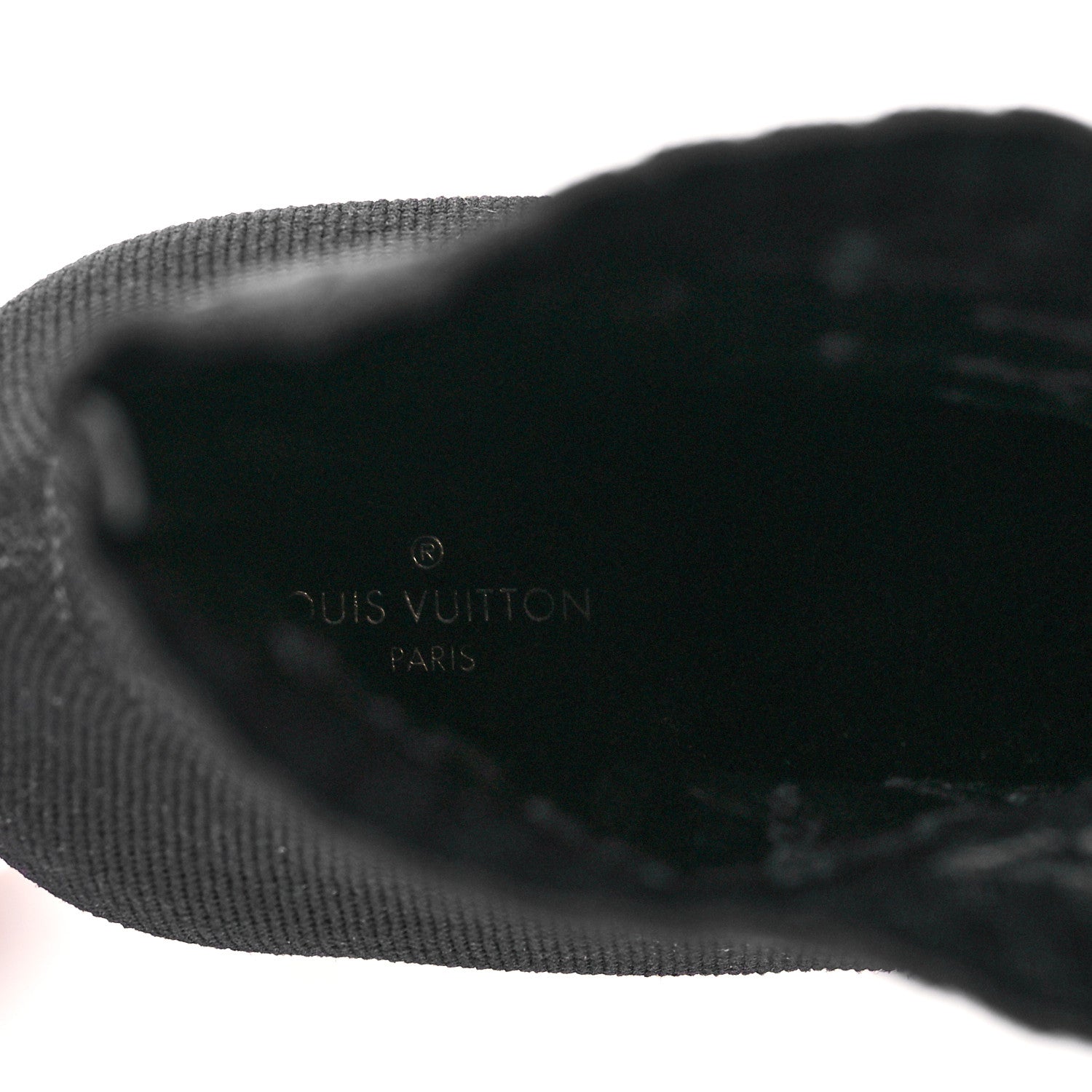 Louis Vuitton Monogram Stretch Fabric Silhouette Ankle Boots 39 Black 10 of 10