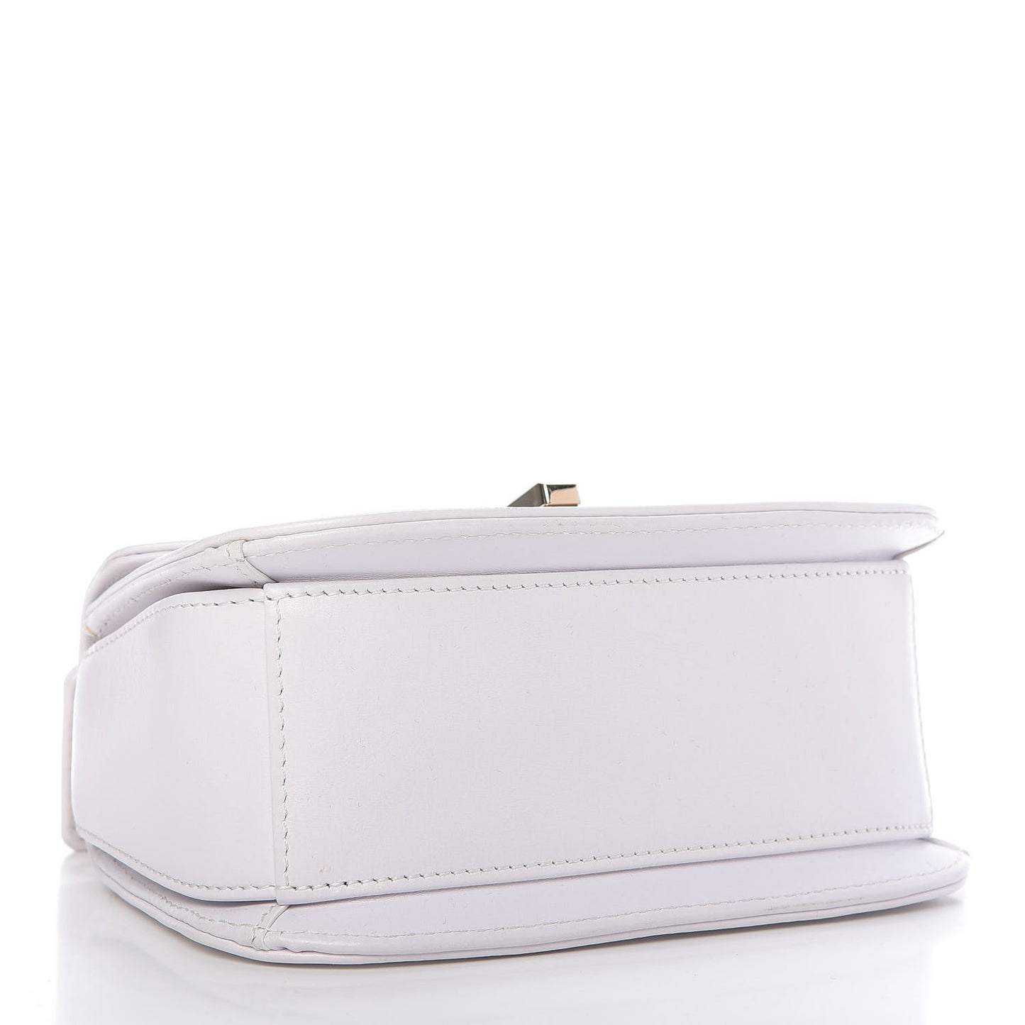 Calfskin VLTN Small Shoulder Bag White