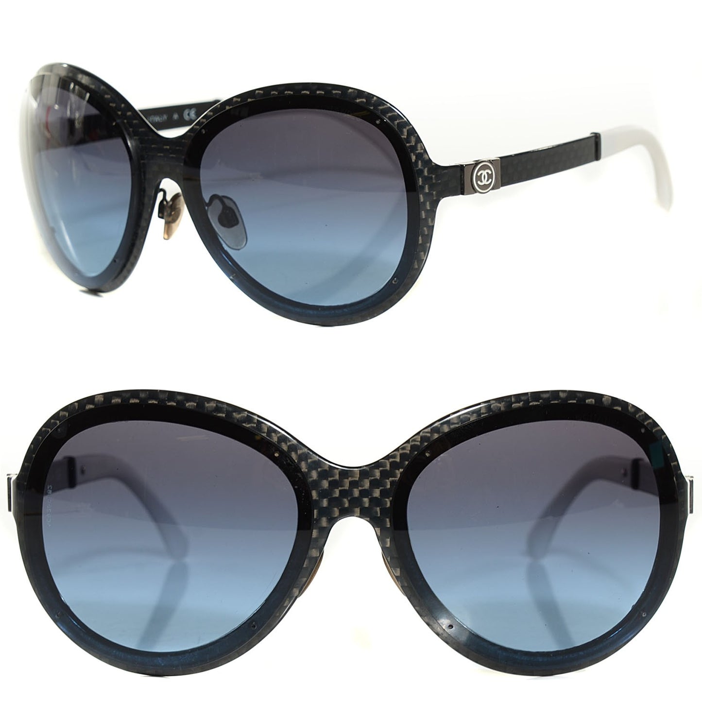 Carbon Fiber Aviator Sunglasses 4199 Black