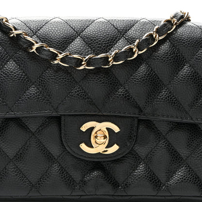 Chanel Caviar Quilted East West Flap Black 7 of 11