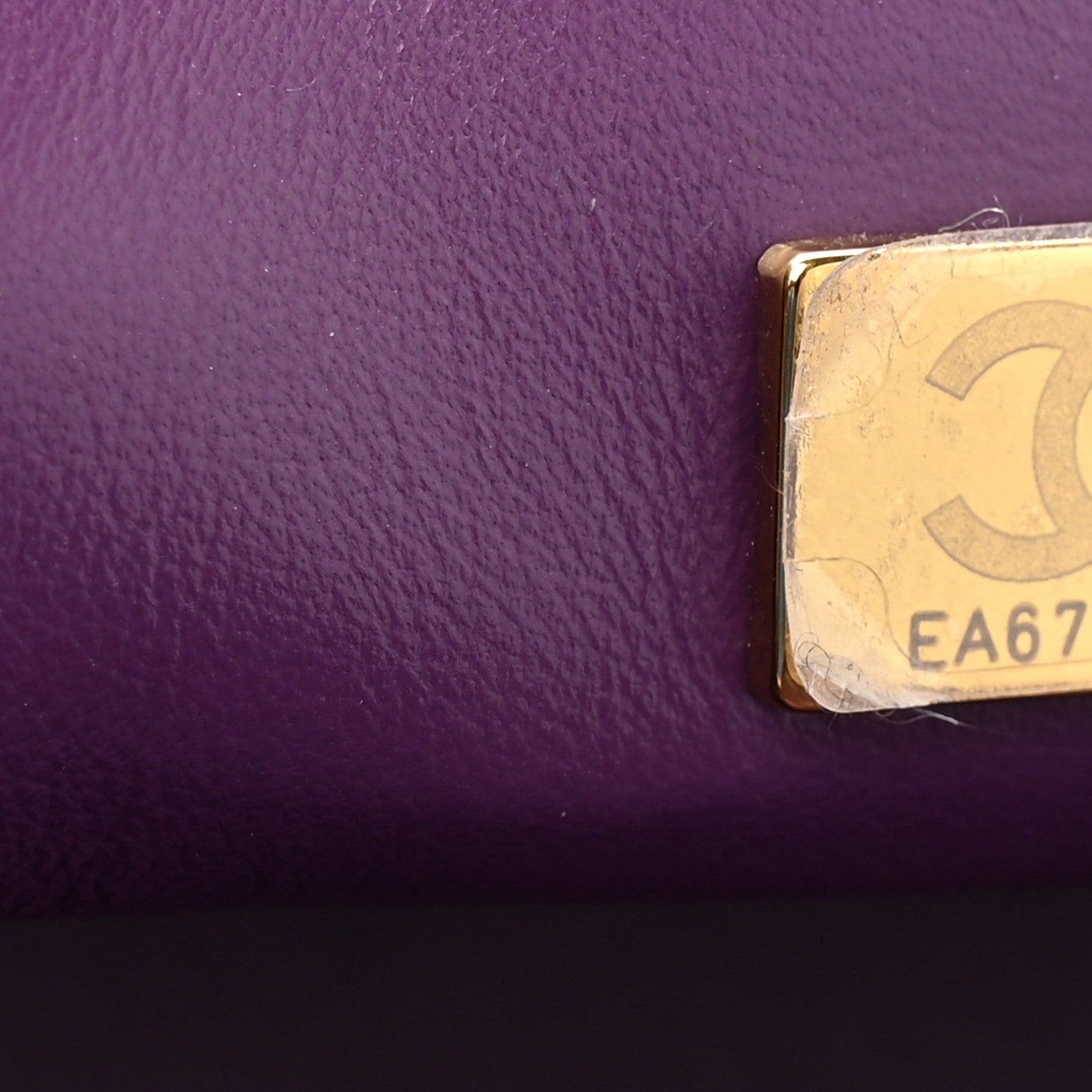 Chanel Shearling Lambskin Quilted Small Vanity Case Purple 7 of 10