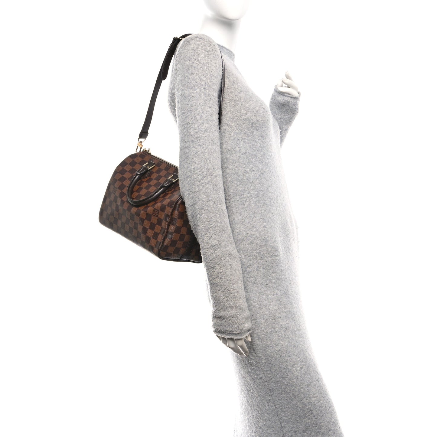 Damier Ebene Speedy Bandouliere 25