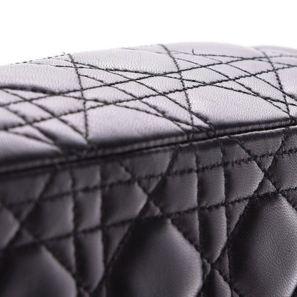 Christian Dior Lambskin Cannage Large Lady Dior Black 11 of 18