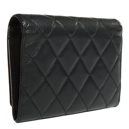 Chanel Calfskin Quilted Cambon Flap Wallet Black 3 of 8