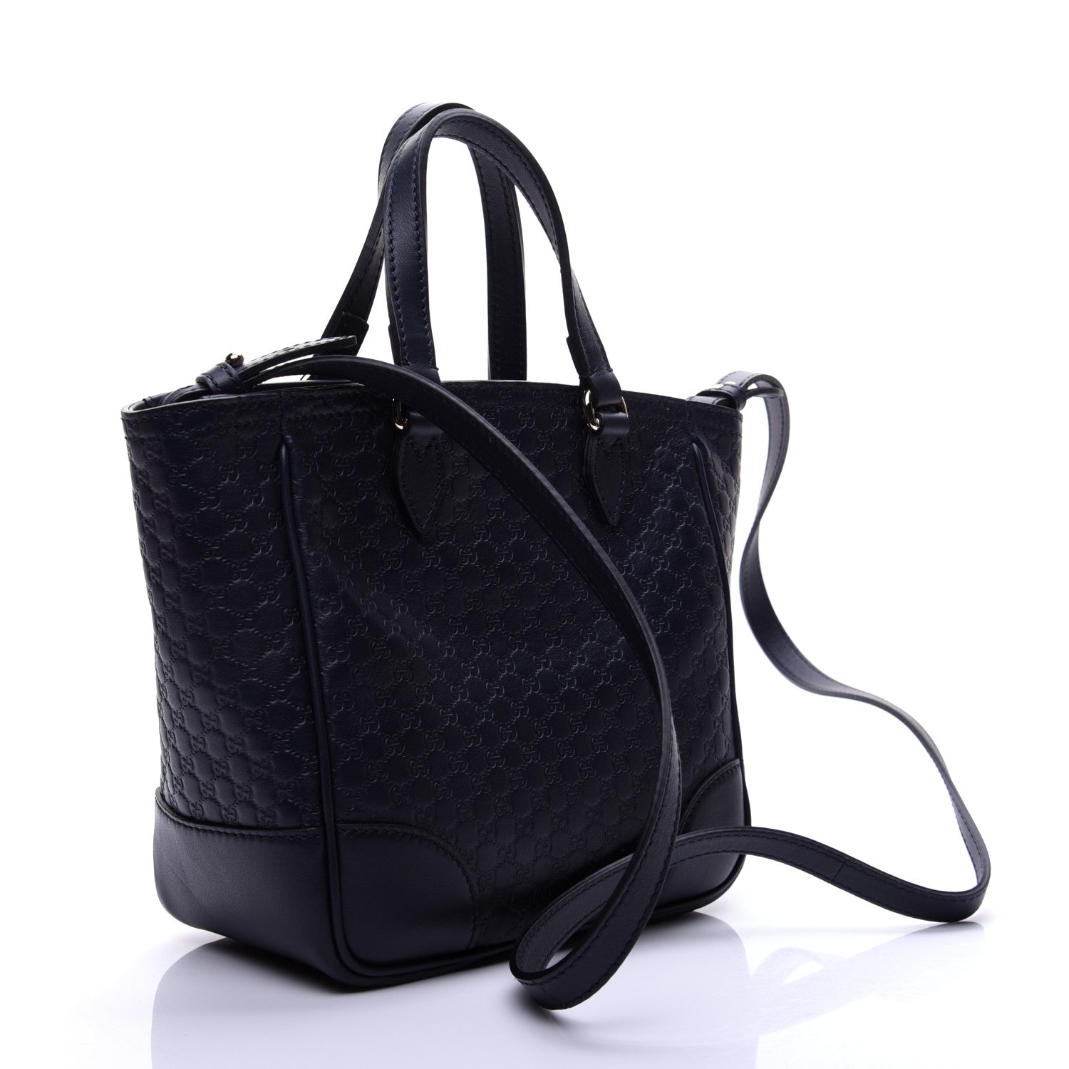 Gucci Microguccissima Small Bree Tote Navy 3 of 12