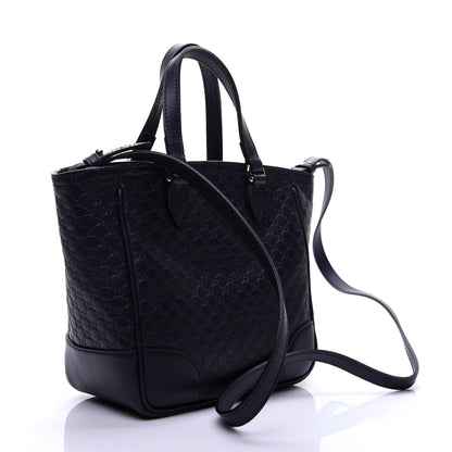 Gucci Microguccissima Small Bree Tote Navy 3 of 12