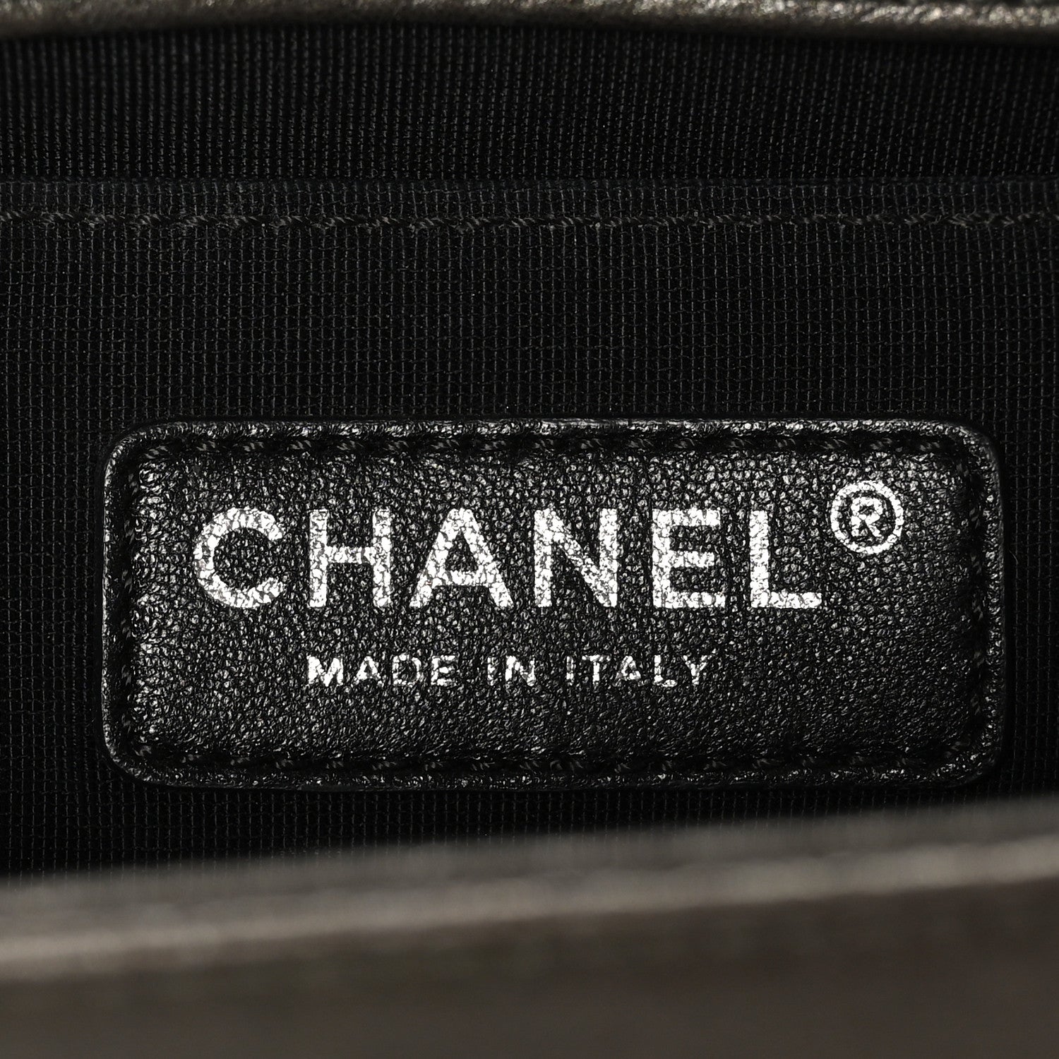 Chanel Goatskin Quilted Small Chain Mail Boy Flap Grey 6 of 10