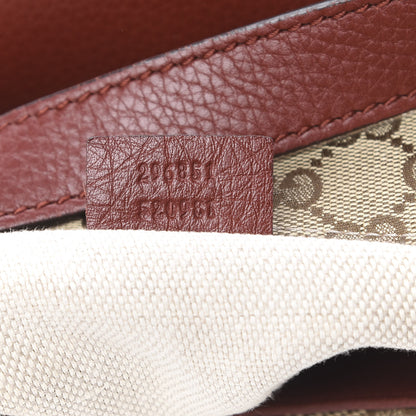 Gucci Monogram Web Medium Dressage Hobo Red 7 of 13