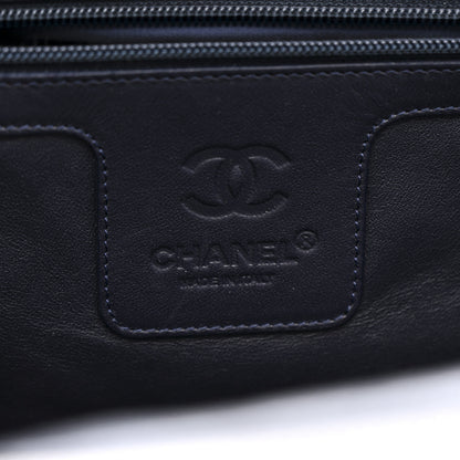 Chanel Metallic Lambskin Quilted Coco Cocoon Bowler Silver 6 of 14