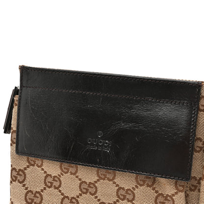 Gucci GG Monogram Double Pocket Belt Bag Dark Brown 12 of 12