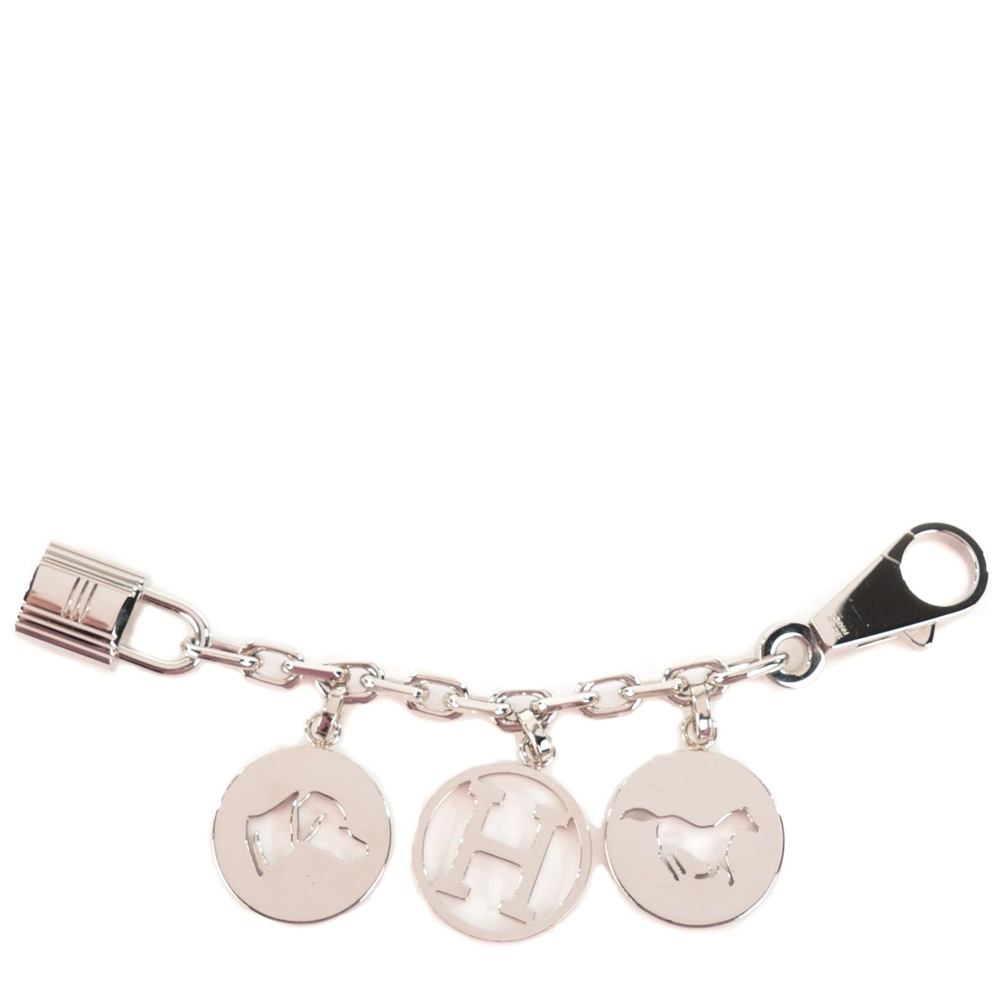 Palladium Breloque Bag Charm Silver