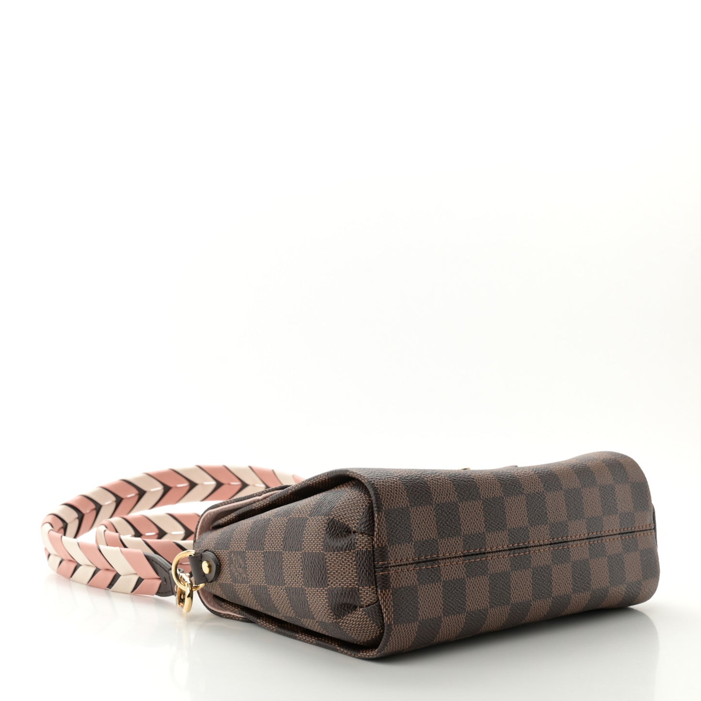 Damier Ebene Braided Croisette Cream Pink