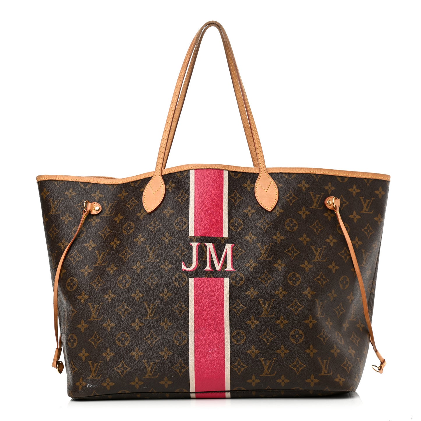 Monogram My LV Heritage Neverfull GM Fuchsia White