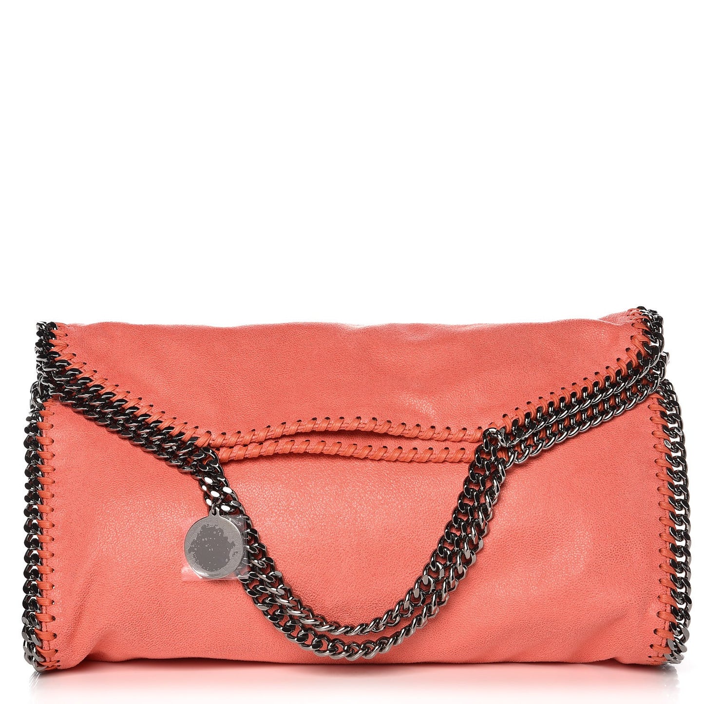 Shaggy Deer Mini Falabella Fold Over Tote Peony