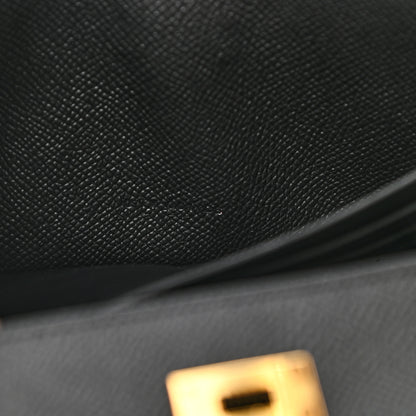 Hermes Epsom Kelly Longue Wallet Black 7 of 8