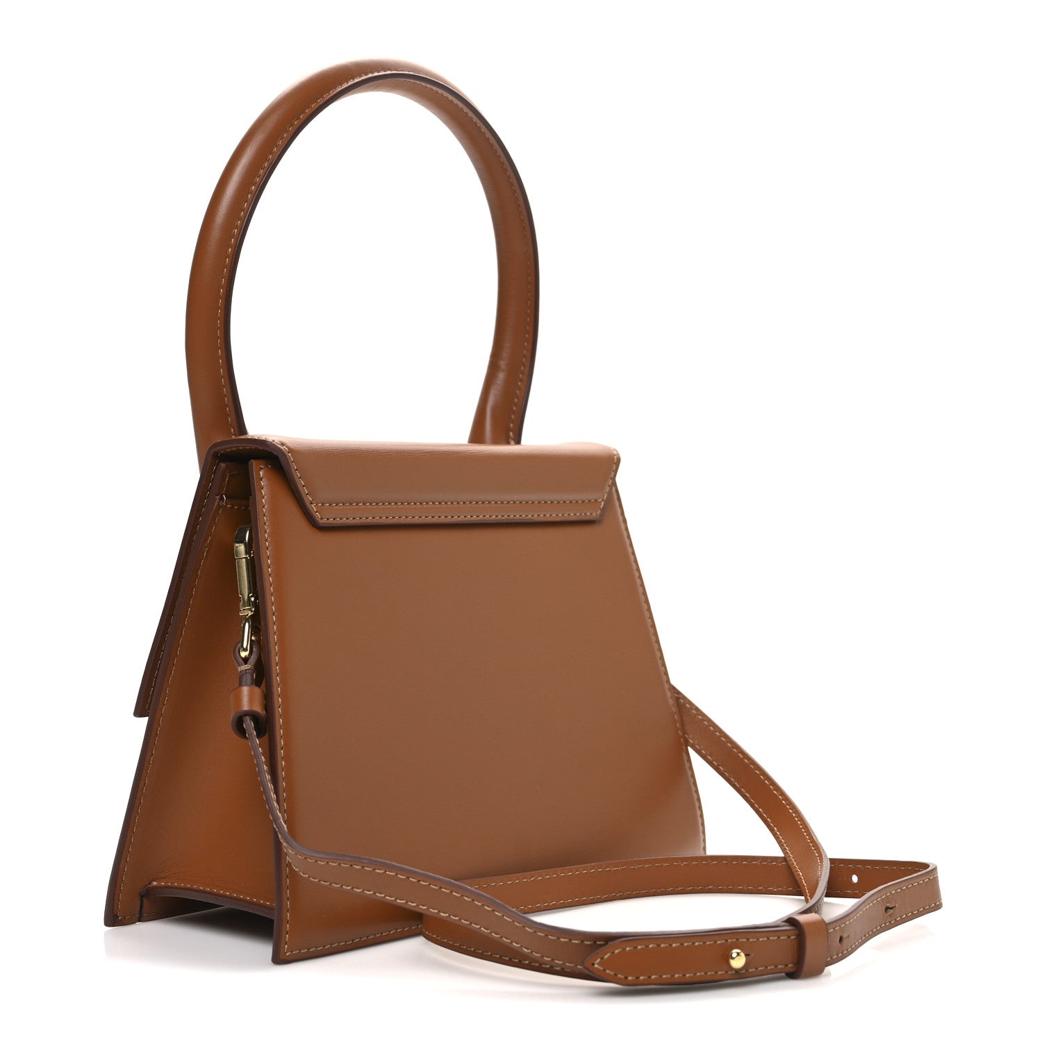 Jacquemus Smooth Calfskin Le Grand Chiquito Light Brown 3 of 9