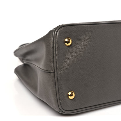 Prada Saffiano Lux Medium Tote Grafite 9 of 10