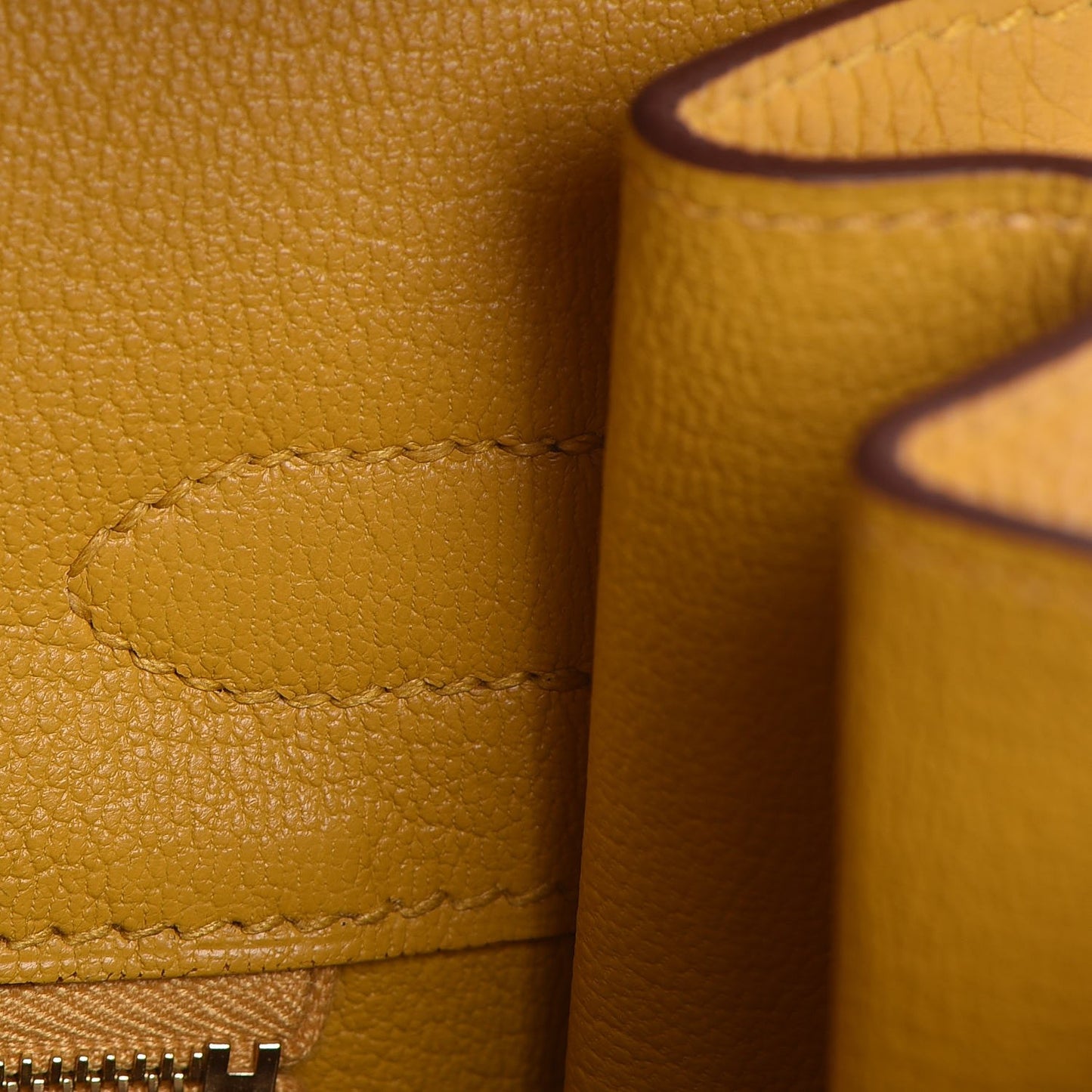 Togo Birkin 30 Jaune Ambre