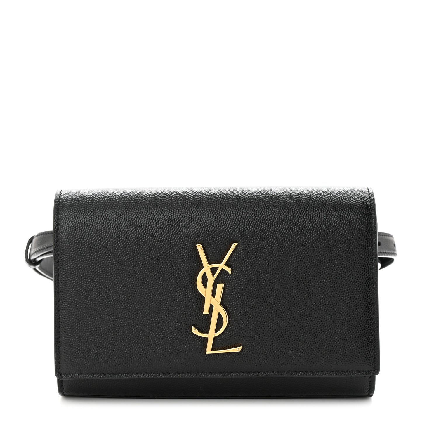 Grain De Poudre Monogram Kate Belt Bag Black