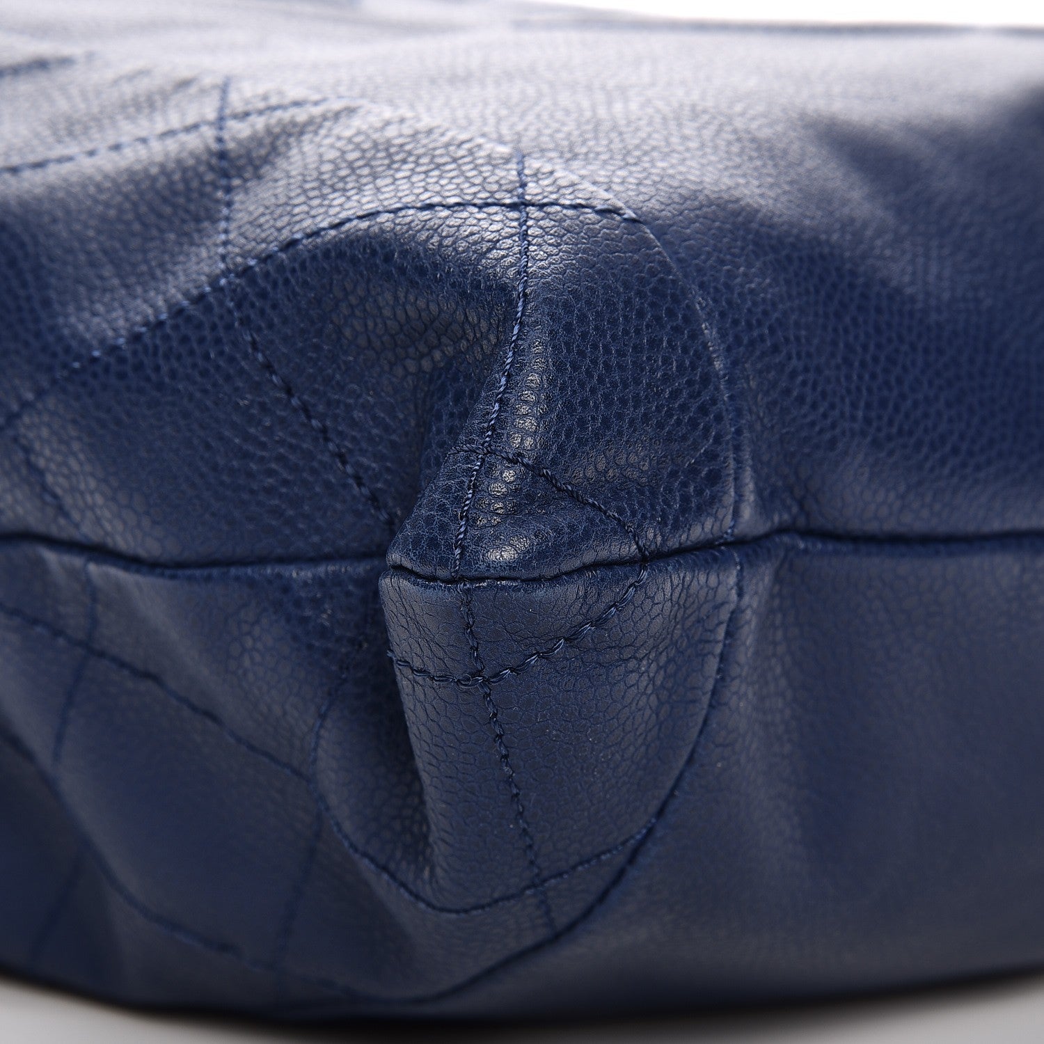 Chanel Caviar 31 Drawstring Tote Blue 8 of 9
