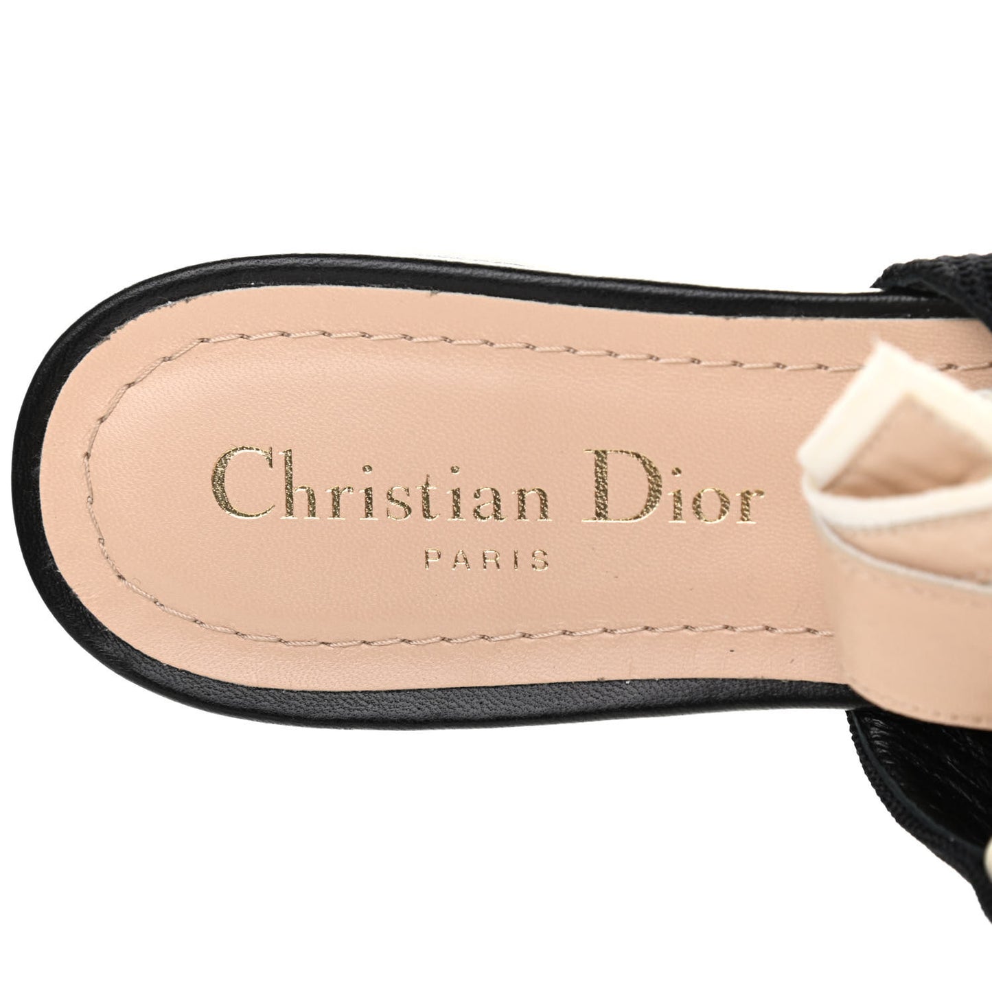 Technical Canvas Ribbon J'Adior Slingback Ballet Flats 38.5 Black