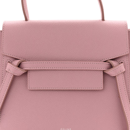 Celine Grained Calfskin Nano Belt Bag Vintage Pink 7 of 10