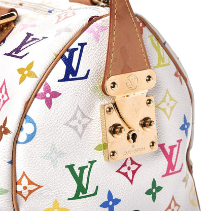 Louis Vuitton Monogram Multicolor Speedy 30 White 8 of 10
