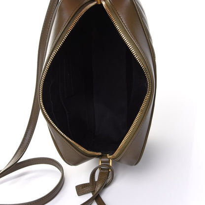 Saint Laurent Calfskin Matelasse Monogram Lou Camera Bag Military Olive 8 of 11