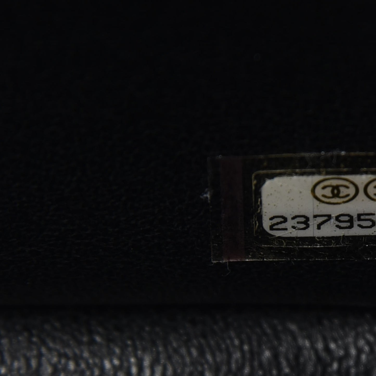 Crumpled Calfskin Quilted Jumbo Double Flap So Black