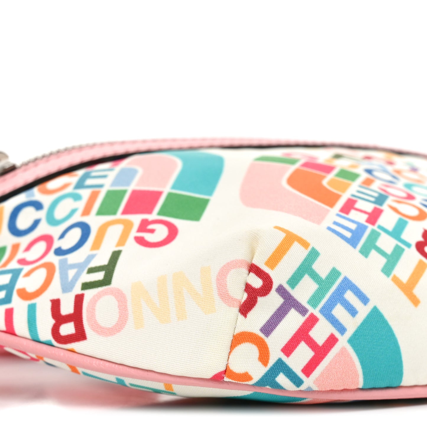 X THE NORTH FACE Econyl Nylon Arleq Belt Bag Ivory Turquoise Wild Rose