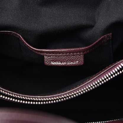 Burberry Goatskin Vintage Check Medium Banner Tote Deep Claret 7 of 9