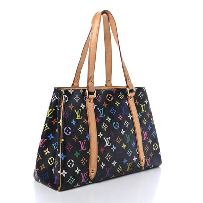 Louis Vuitton Monogram Multicolor Aurelia MM Black 2 of 5
