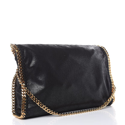 Stella McCartney Shaggy Deer Falabella Fold Over Tote Black 3 of 7