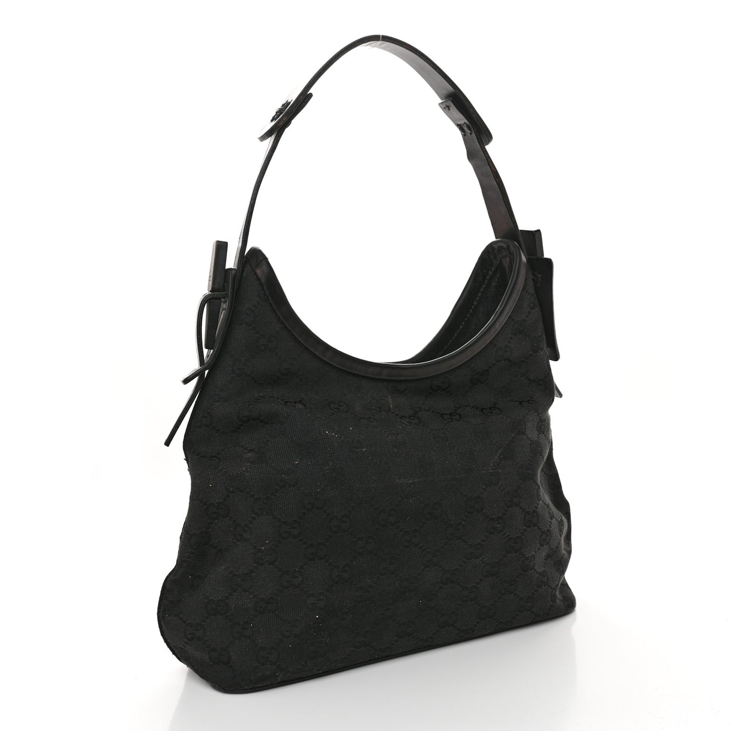 Monogram Small Hobo Black
