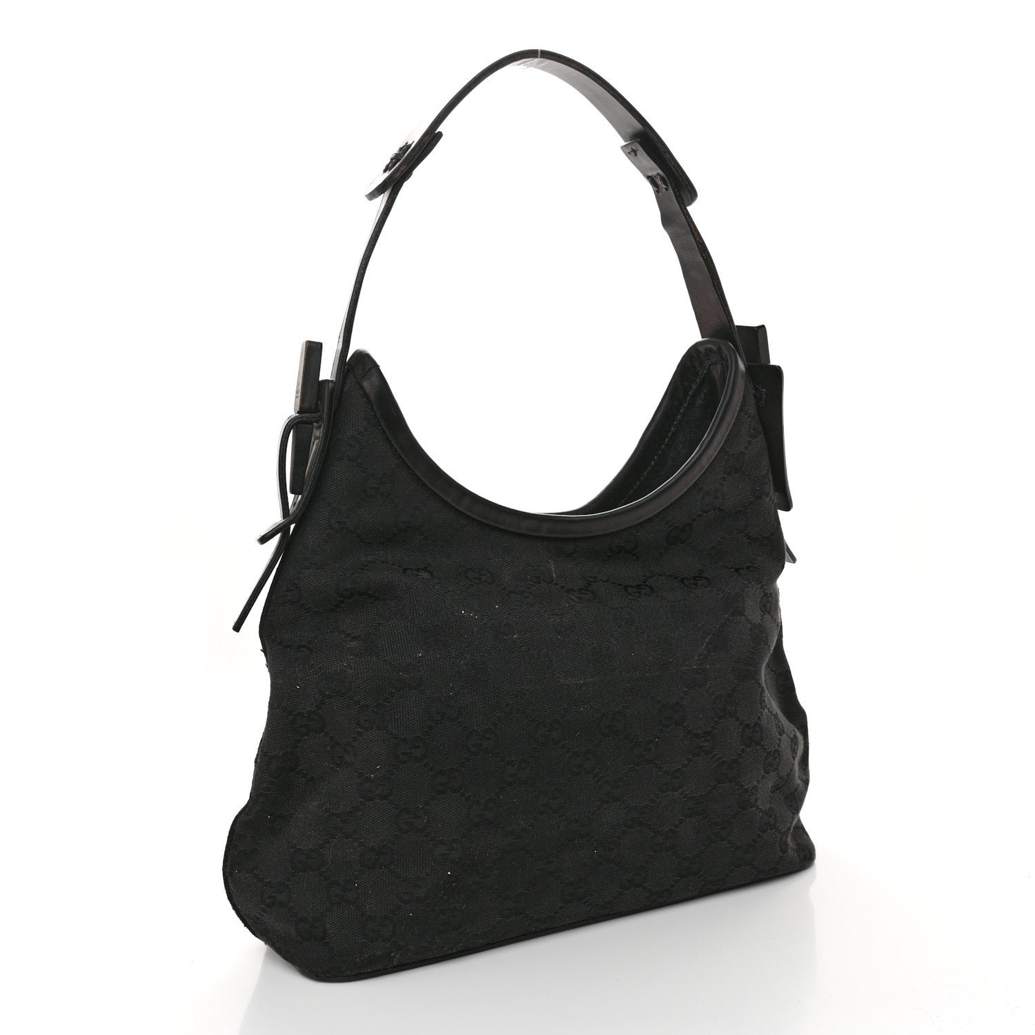 Gucci Monogram Small Hobo Black 3 of 10