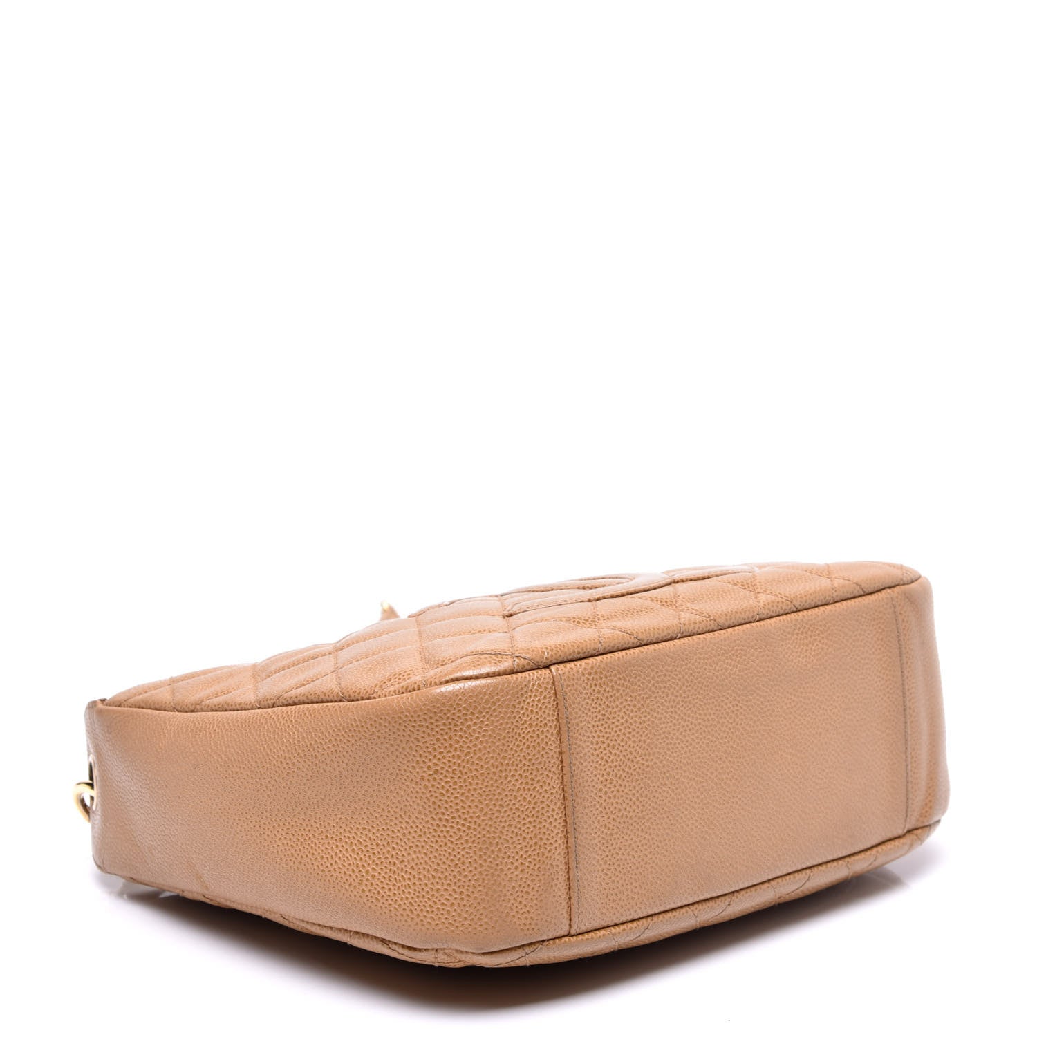 Chanel Caviar Quilted Timeless CC Shoulder Bag Beige 4 of 10