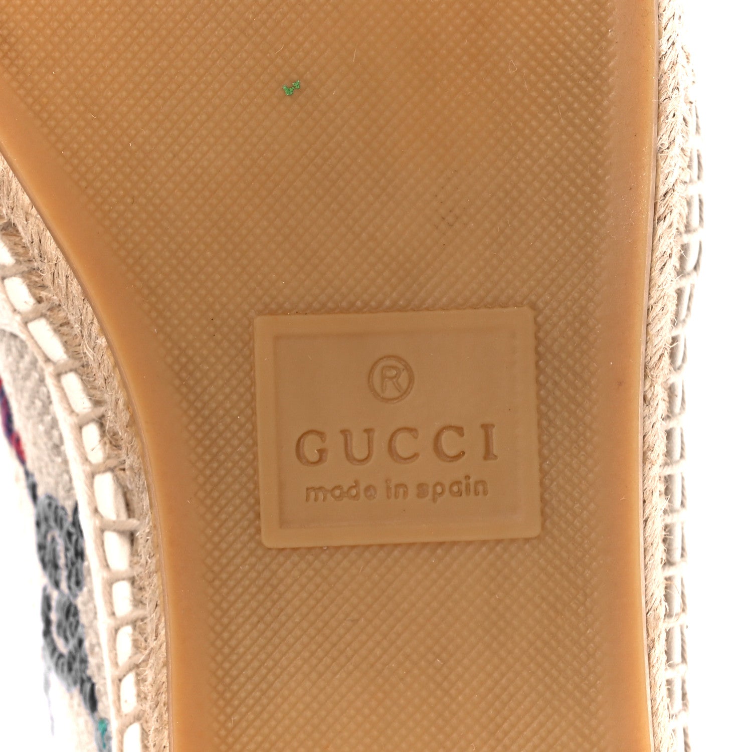 Gucci Linen Psychedelic Mini GG Monogram Espadrilles 38 Multicolor Mystic White 7 of 11