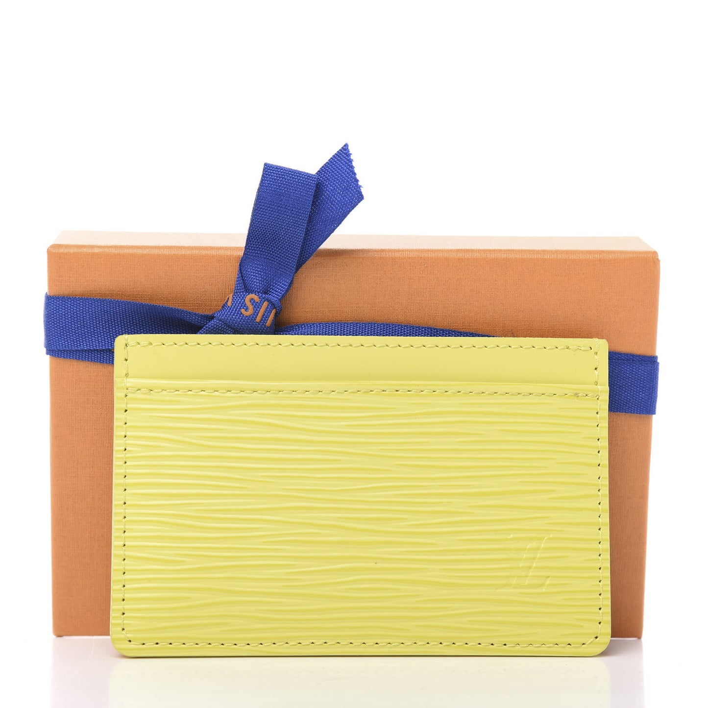 Epi Card Holder Vert Acide