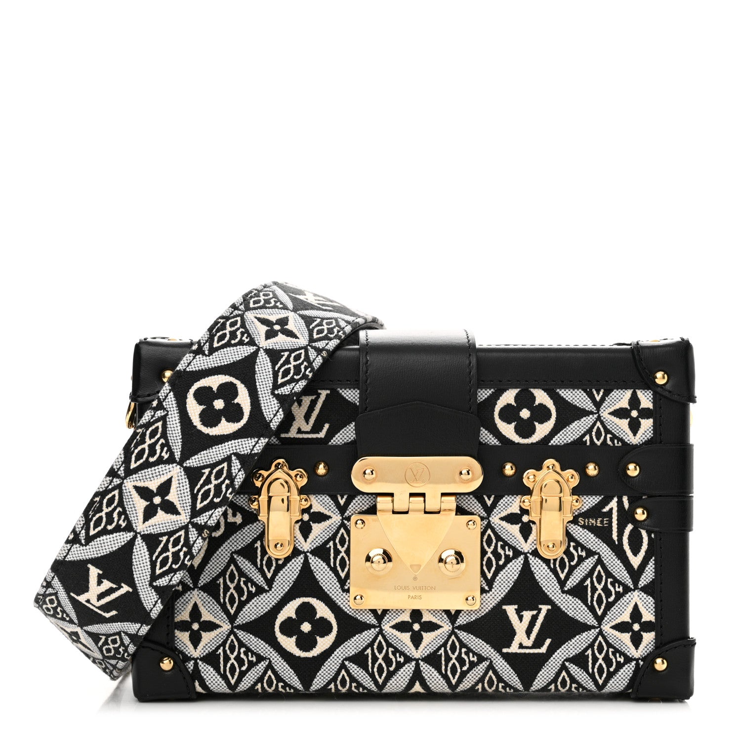 Louis Vuitton Jacquard Since 1854 Petite Malle Grey 1 of 12