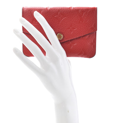 Louis Vuitton Empreinte Key Pouch Cherry 2 of 8