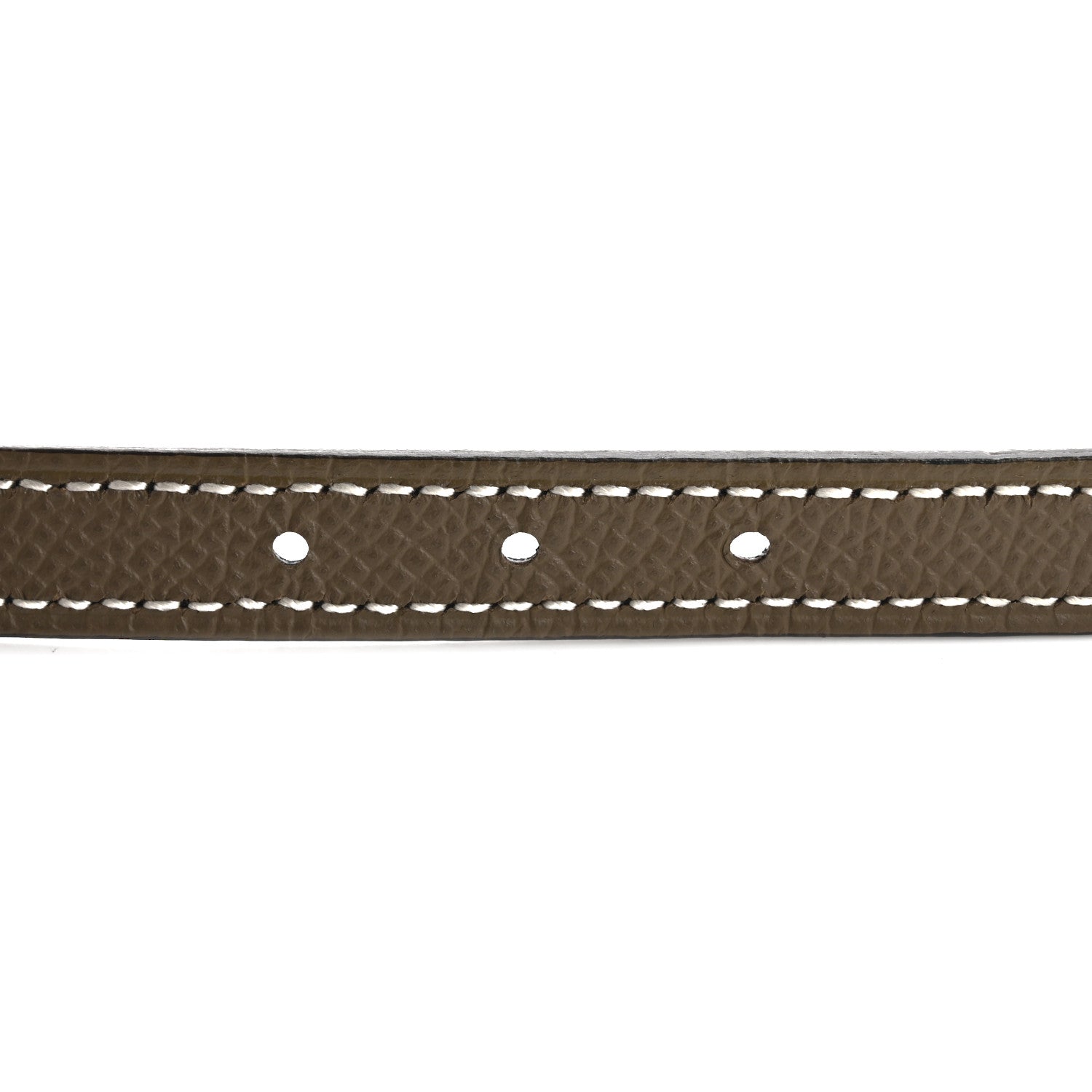 Hermes Swift Epsom 13mm Belt Strap 90 36 Black Etoupe 3 of 7
